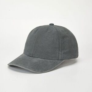 Faded Slate Grey Six-Panel Baseball Hat